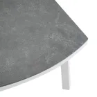 Outdoor lounge in wit aluminium en crèmekleurige kussens - Relaz Viadurini