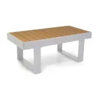 Outdoor Lounge van aluminium en polywood armleuningen - City Viadurini