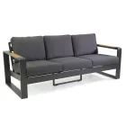 Outdoor Lounge van aluminium en polywood armleuningen - City Viadurini