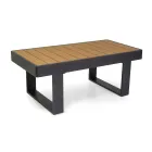 Outdoor Lounge van aluminium en polywood armleuningen - City Viadurini