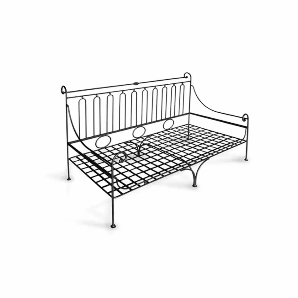 Artisan Garden Lounge met ijzeren structuur Made in Italy - Lisotto Viadurini