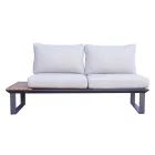 Tuinlounge bestaande uit 2 banken en centrale tafel - Pippo Viadurini