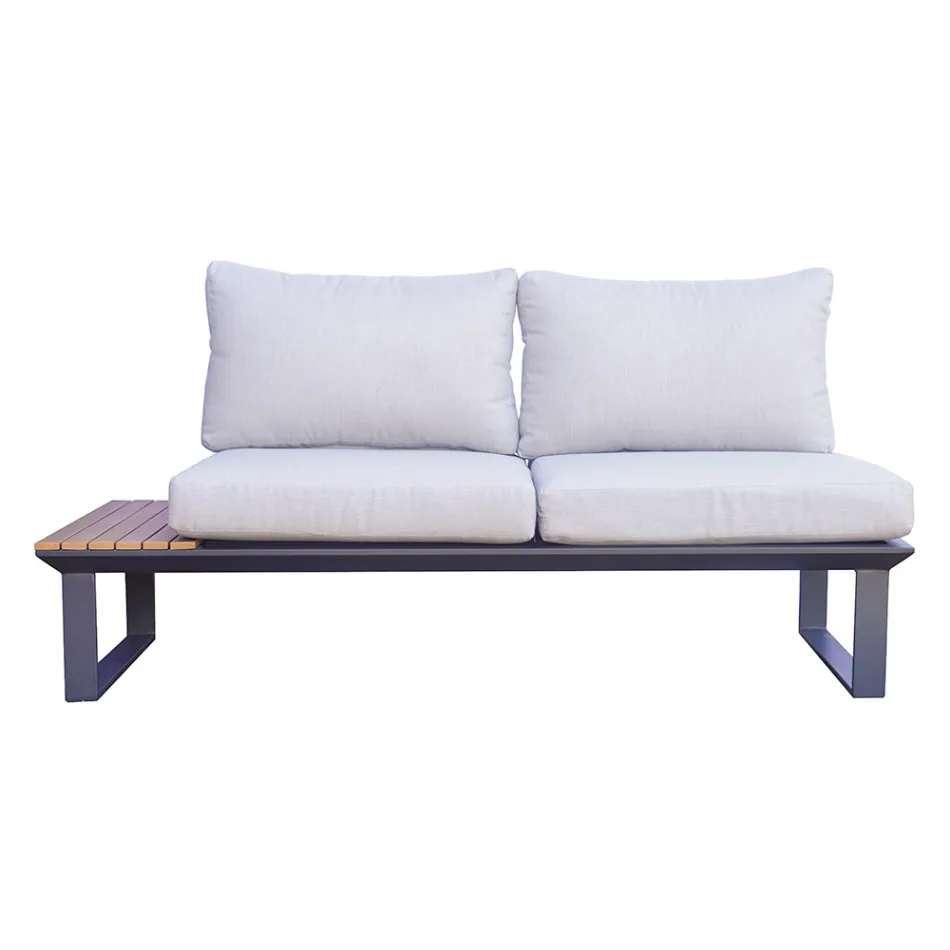 Tuinlounge bestaande uit 2 banken en centrale tafel - Pippo Viadurini