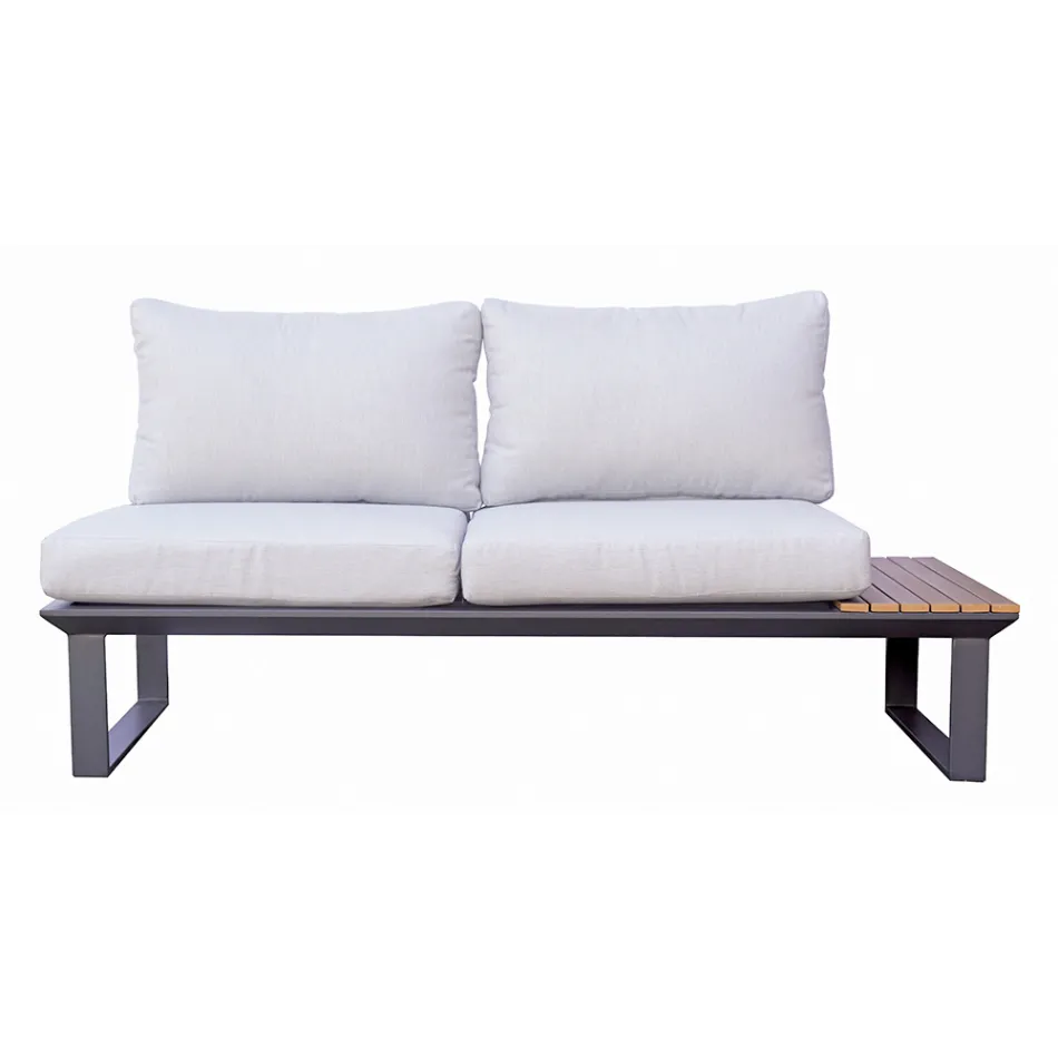 Tuinlounge bestaande uit 2 banken en centrale tafel - Pippo Viadurini