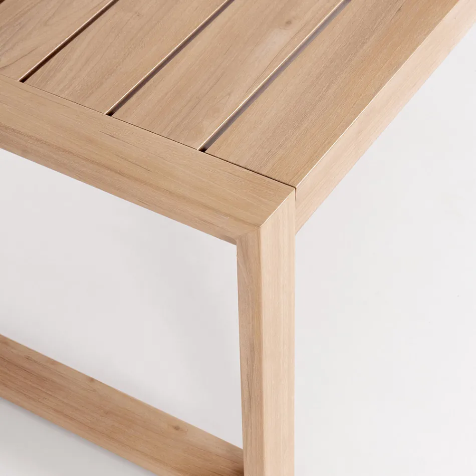 Tuinsalon met 1 bank, 2 fauteuils en 1 salontafel - Plan Viadurini