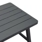 Tuinsalon met bank en salontafel van aluminium - Label Viadurini
