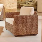 Abaca tuinlounge compleet met kussens - Raziel Viadurini