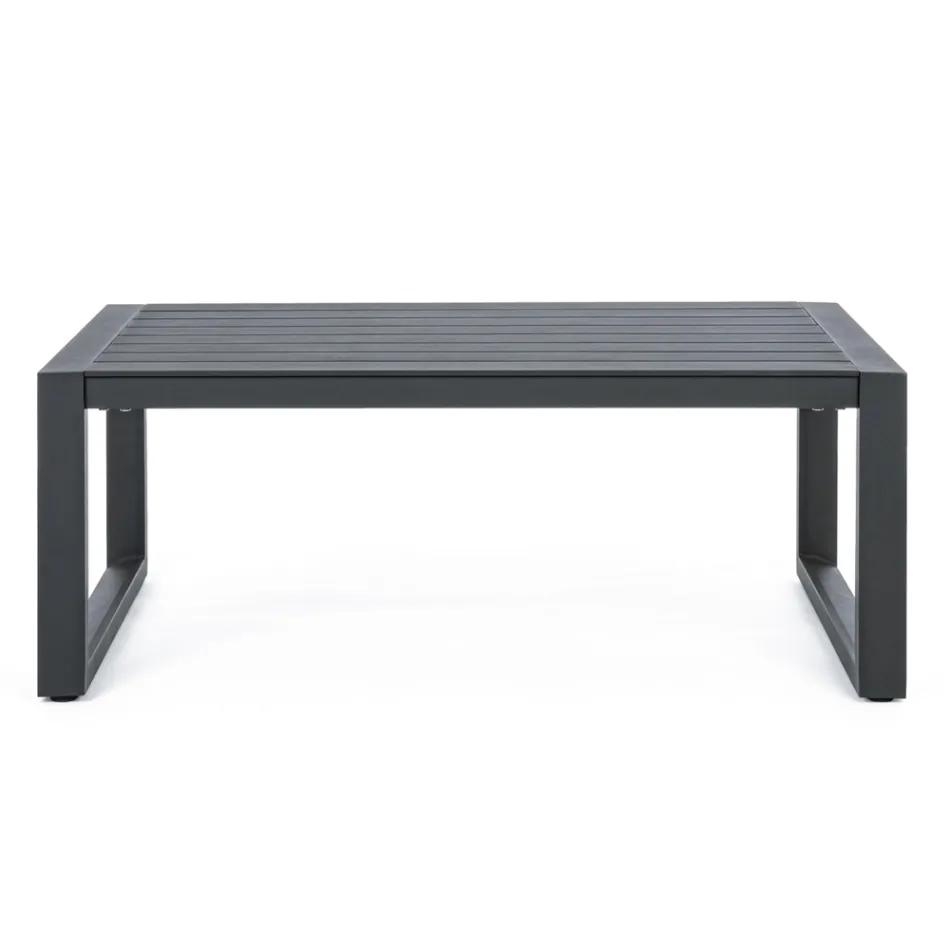 Tuinlounge in wit of zwart aluminium design - Milk Rain Viadurini