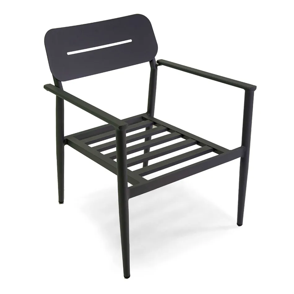 Tuinsalon van aluminium met verschillende afwerkingen - Souvenir Viadurini