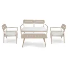 Tuinsalon van aluminium met verschillende afwerkingen - Souvenir Viadurini