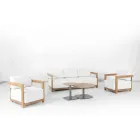 Aluminium woonkamer met thermisch houteffect - Camper Viadurini