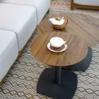 Aluminium woonkamer met thermisch houteffect - Camper Viadurini