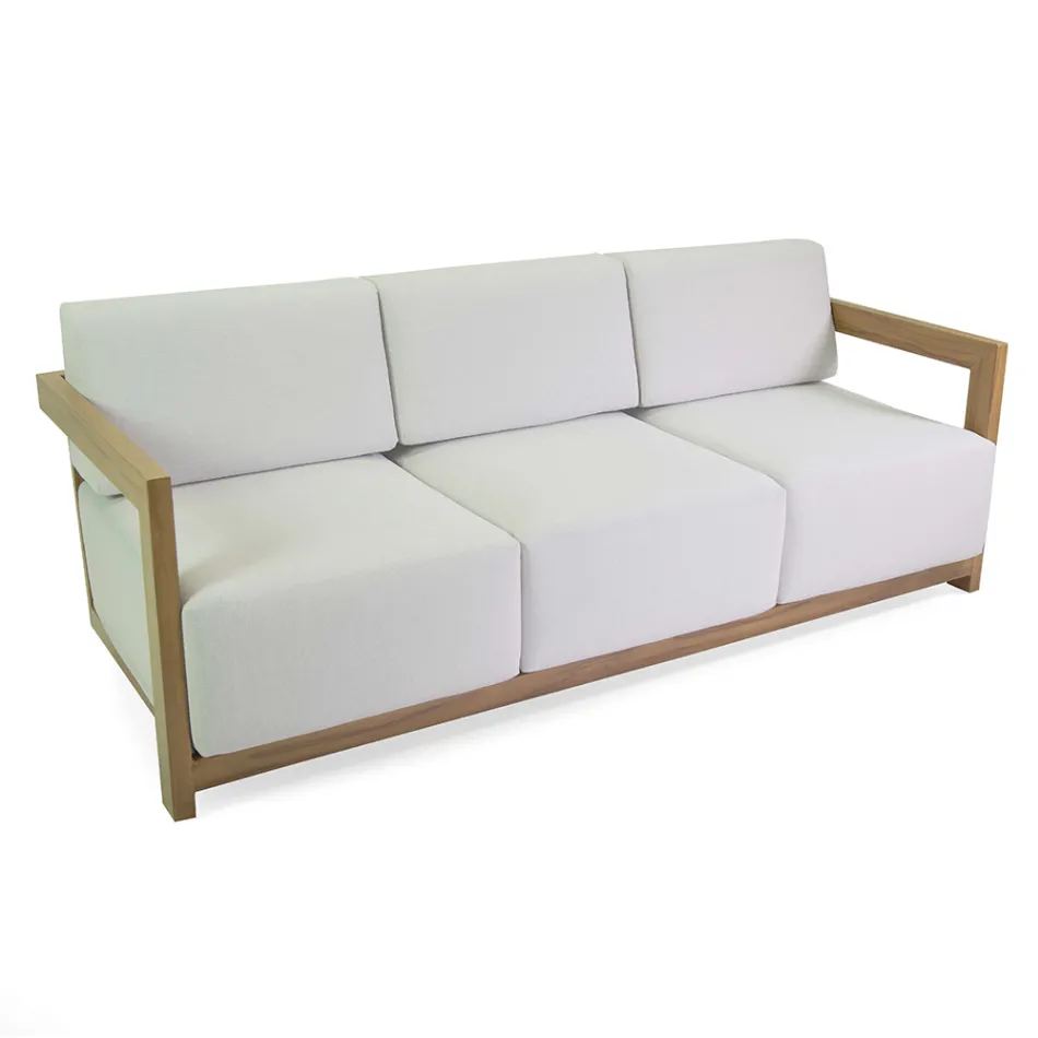 Aluminium woonkamer met thermisch houteffect - Camper Viadurini