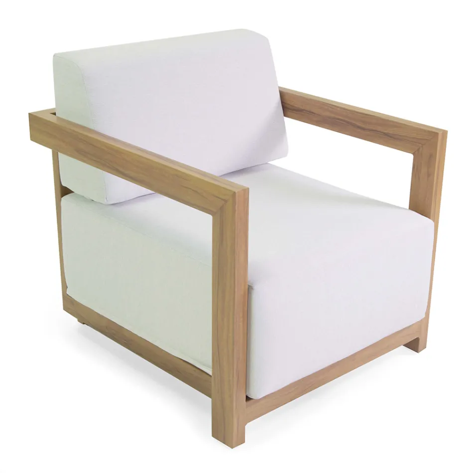 Aluminium woonkamer met thermisch houteffect - Camper Viadurini