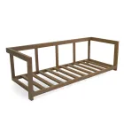 Aluminium woonkamer met thermisch houteffect - Camper Viadurini