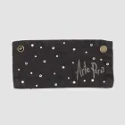 Witte of zwarte linnen lekbak met borduurwerk en kristallen 2 stuks - Salvino Viadurini