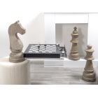 Schaakbord voor schaken en design dammen in plexiglas Made in Italy - Schaken Viadurini