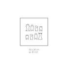 Schaakbord voor schaken en dame in acrylkristal Made in Italy - Smanto Viadurini