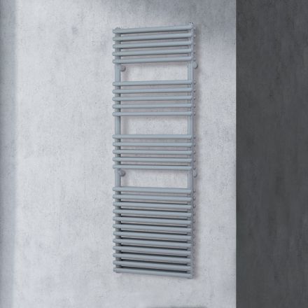 Elektrische handdoekverwarmer met 4 series horizontale elementen Made in Italy - Meringue Viadurini