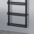 Elektrische handdoekverwarmer met verticale collectoren Made in Italy - Ginger Viadurini