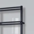 Elektrische handdoekverwarmer met verticale collectoren Made in Italy - Ginger Viadurini