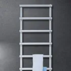 Elektrische handdoekverwarmer met ronde elementen Made in Italy - Aardbei Viadurini