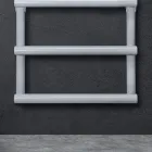 Elektrische handdoekverwarmer met ronde elementen Made in Italy - Aardbei Viadurini