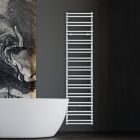 Elektrische handdoekverwarmer met horizontale elementen Made in Italy - Amaretti Viadurini