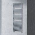 Hydraulische handdoekverwarmer met 4 series horizontale elementen Made in Italy - Meringue