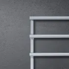 Hydraulische handdoekverwarmer met ronde elementen Made in Italy - Aardbei Viadurini