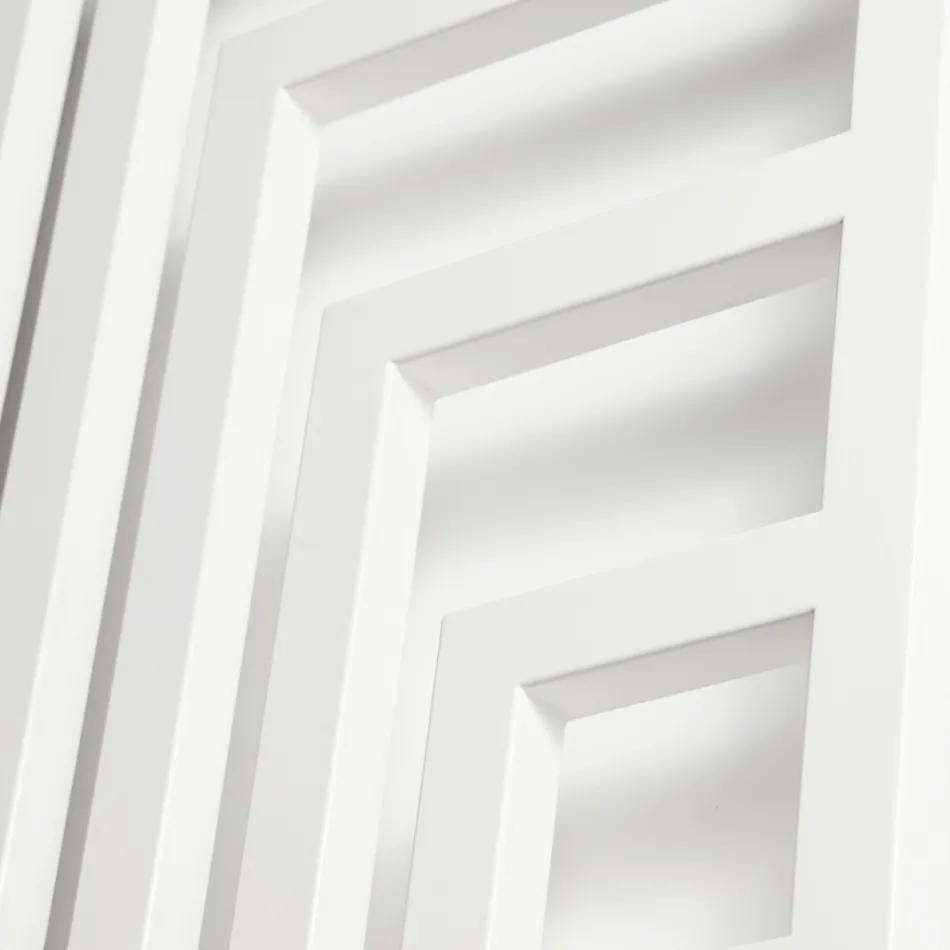 Hydraulische stalen handdoekwarmer met modern design, gemaakt in Italië - Potentia Viadurini