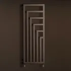 Hydraulische stalen handdoekwarmer met modern design, gemaakt in Italië - Potentia Viadurini