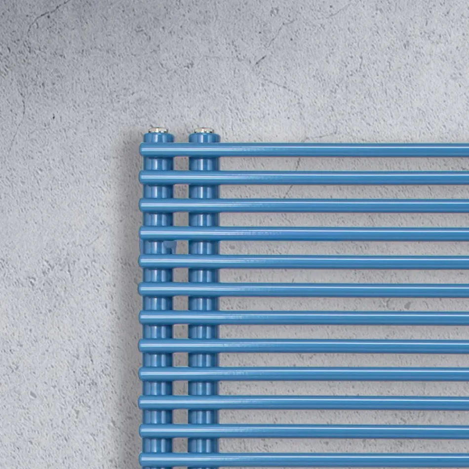 Handdoekwarmer van koolstofstaal met hydraulisch systeem - Pinda's Viadurini