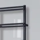 Gemengde handdoekverwarmer met verticale spruitstukken Made in Italy - Ginger Viadurini