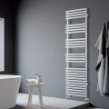 Gemengde handdoekverwarmer in zuiver witte staalafwerking Made in Italy - Citroen