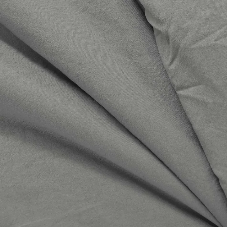 350 gr/m2 Tweepersoonsbedverwarmer in zuiver geverfd katoen - Delicaat Viadurini