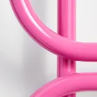 Ronde gekleurde stalen hydraulische handdoekwarmerladder gemaakt in Italië - ketting Viadurini