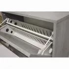 Sitover dubbele rij schijnwerpers melamine Cleaf cement Senis Viadurini