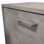 Sitover dubbele rij schijnwerpers melamine Cleaf cement Senis Viadurini