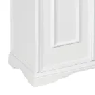 Schoenenkast met 1 lade en 2 houten deuren Made in Italy - Lasa Viadurini