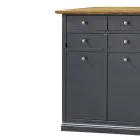 Schoenenrek van Toulipier gefineerd hout Made in Italy - Visnus Viadurini