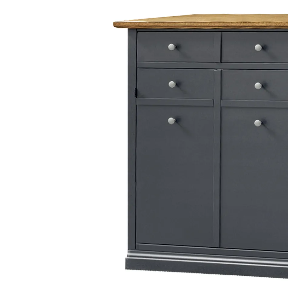 Schoenenrek van Toulipier gefineerd hout Made in Italy - Visnus Viadurini