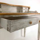 Handgemaakt schrijftafel in massief hout met 4 laden Made in Italy - Amela Viadurini