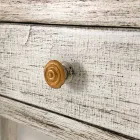 Handgemaakt schrijftafel in massief hout met 4 laden Made in Italy - Amela Viadurini