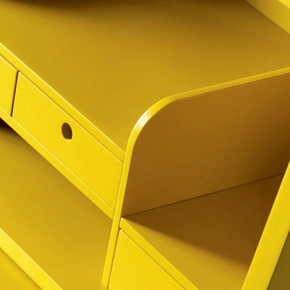 Ontwerp meerlagig houten bureau Grilli Hemingway maakte Italië Viadurini