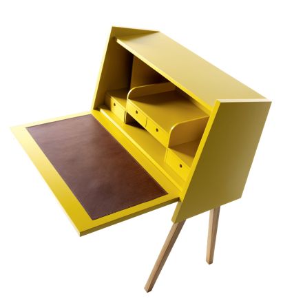 Ontwerp meerlagig houten bureau Grilli Hemingway maakte Italië Viadurini