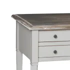 Bureau met 5 laden van massief hout Made in Italy - Fontus Viadurini