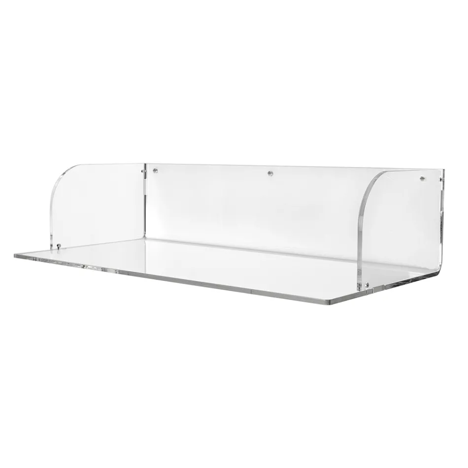 Otilia Plexiglas Wandbureau met een minimalistisch design, gemaakt in Italië. Viadurini