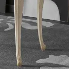 Luxe houten woonkamerbureau met 5 lades Made in Italy - Caligola Viadurini