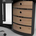 Ontwerpbureau met laden gemaakt in Italië, Milazzo Viadurini